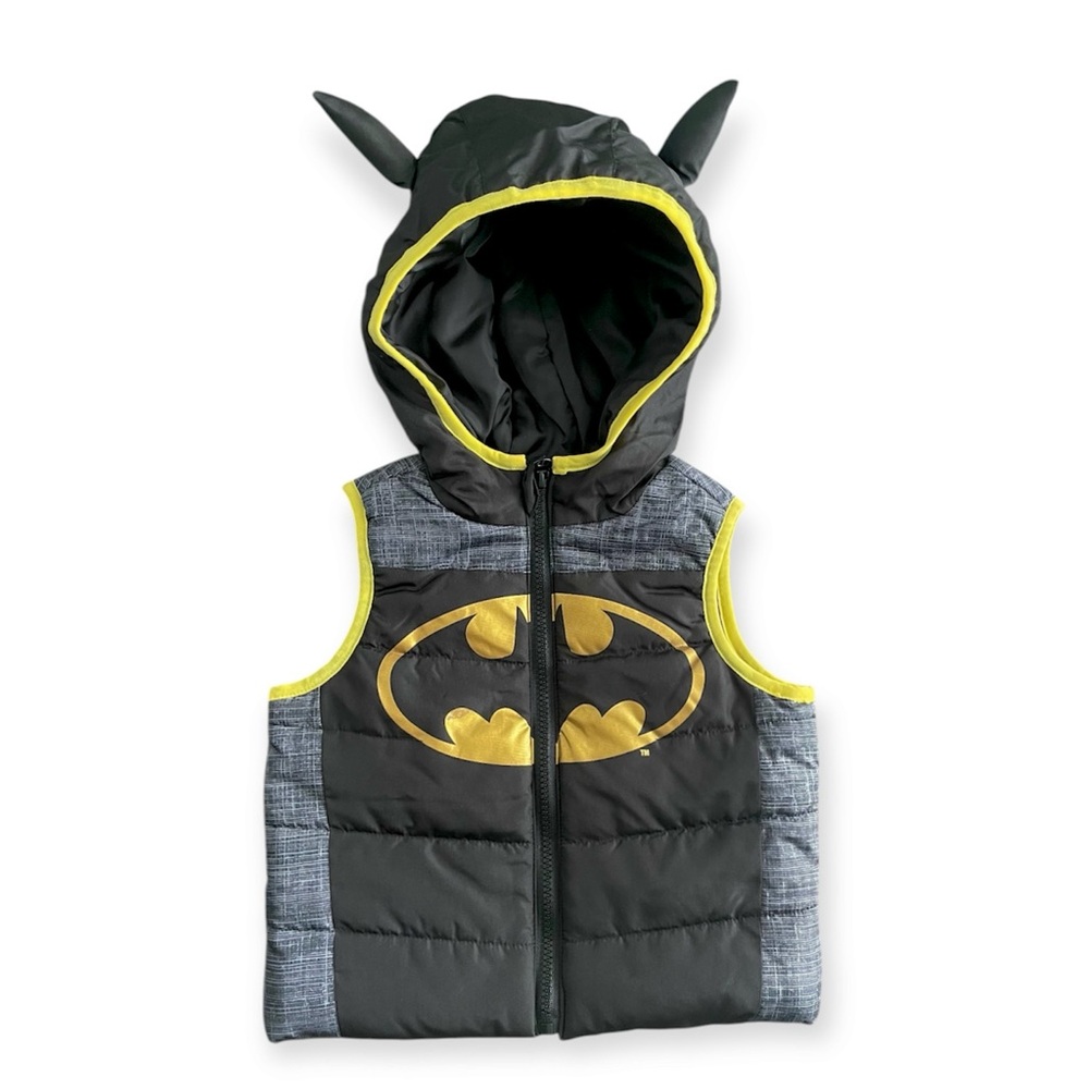 NWOT Toddler Batman Puffer Vest size 2T